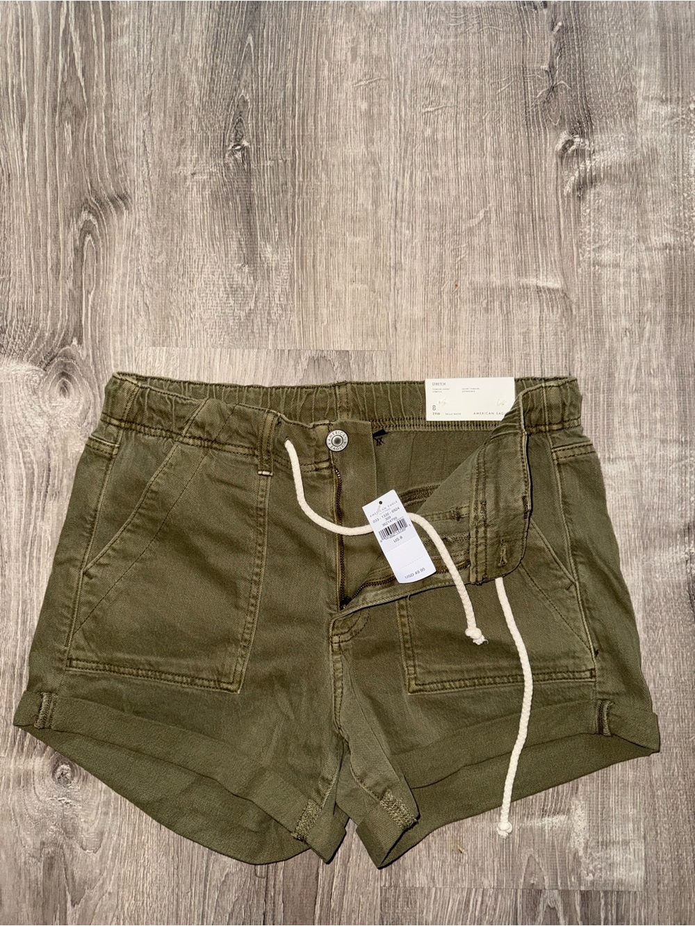 American Eagle Outfitters Olive Green Utility Shorts